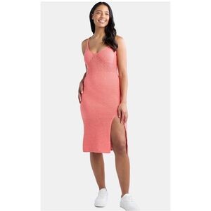 Madden NYC Crochet Knit Midi Dress